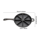 Breeins Non-stick 8-section Cast Iron Cornbread Pan