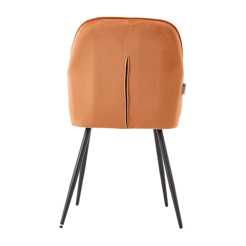 Livingandhome Set of 2 Upholstered Dining Chairs