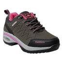 Breathable Lightweight Trainers - Grey & Pink