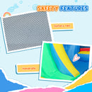 AIYAPLAY Inflatable Bouncy Castle with 550W Blower, 385 x 290 x 180 cm