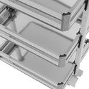 Lifeideas Tall and Narrow 6-Tier Metal Kitchen Pull-out Kitchen Cabinet Basket Shelf