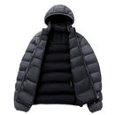 Lightweight Hooded Padded Jacket - Grey