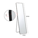 Livingandhome Modern Rectangular Metal Floor Mirror