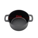 Breeins 2.5L Cast Iron Dutch Oven With Lid