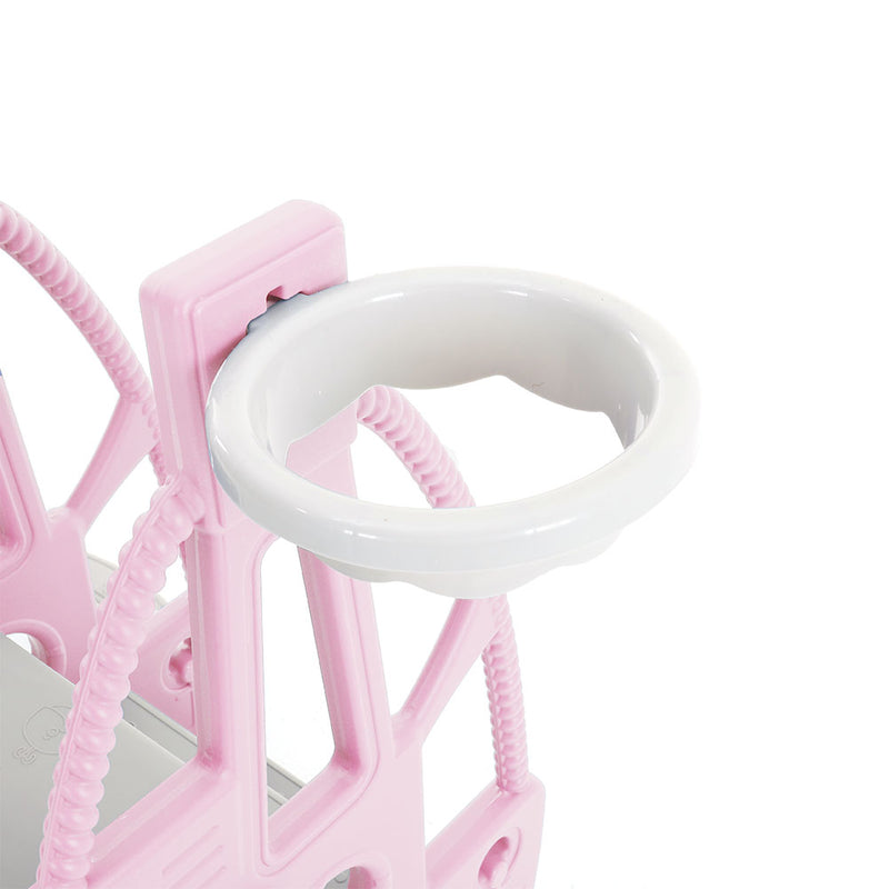 Livingandhome 3 in 1 Kids Swing and Slide Set Toddler Climber Playset