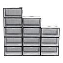 Livingandhome Grey Padded Shoe Storage Bench