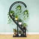 Breeins Arched Metal Plant Stand With Shelves