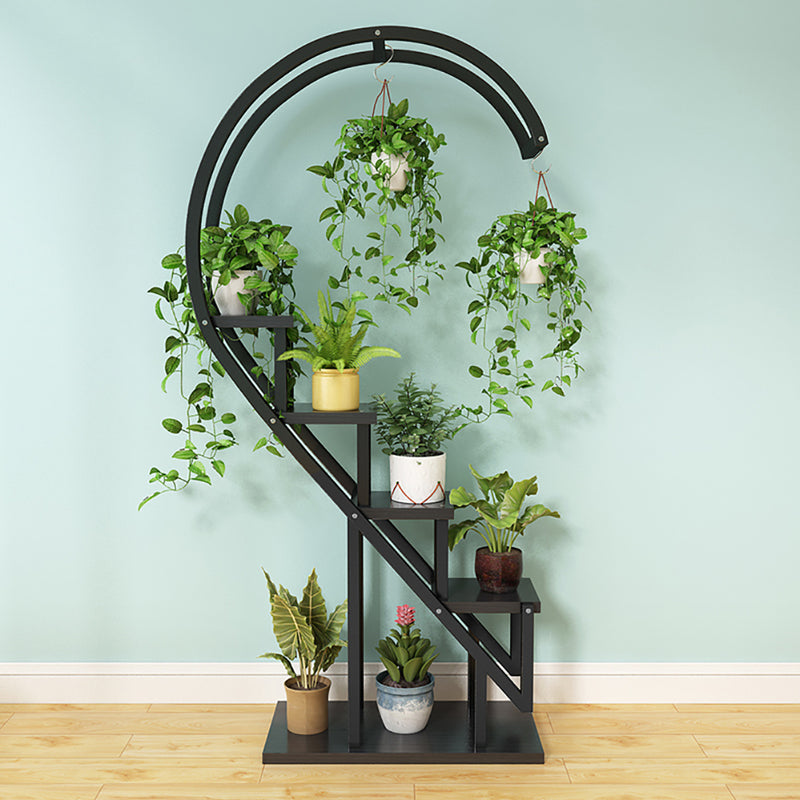 Breeins Arched Metal Plant Stand with Shelves
