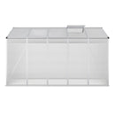 Breeins Large Aluminium Polycarbonate Garden Greenhouse