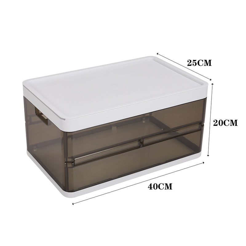 Lifeideas Transparent Foldable Clothes Storage Box