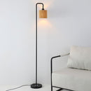 Cottonfy UK Floor Lamp with Cylindrical Shade