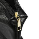 Modishion Black Vintage Tote Bucket Shoulder Bag