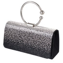 Modishion Rhinestone Evening Clutch Bag With Crossbody Shoulder Chain