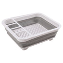 Livingandhome Plastic Collapsible Dish Rack Drainer