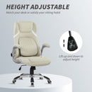 Vinsetto Fabric Office Desk Chair W/ Adjustable Height Tilt Function