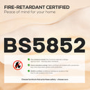 HOMCOM 3-Door Shoe Storage Bench Cushion Seat Slatted Doors