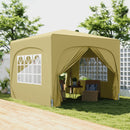 Outsunny 3 X 3(m) UPF50+ Pop Up Gazebo With Sides And Carry Bag