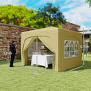 Outsunny 3 X 3(m) UPF50+ Pop Up Gazebo With Sides And Carry Bag