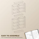 HOMCOM 640 CD Storage Unit 360 DVD Storage Tower W/ 18 Compartments