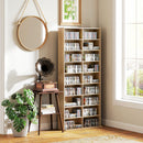 HOMCOM 640 CD Storage Unit 360 DVD Storage Tower W/ 18 Compartments