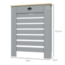 HOMCOM Radiator Cover with Drawer, Horizontal Slat