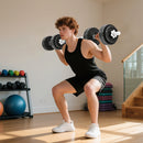 SPORTNOW 2-in-1 Adjustable Dumbbells Set, Weights Dumbbells Set