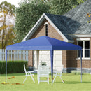 Outsunny   Pop Up Gazebo 3m x 3m -  Blue