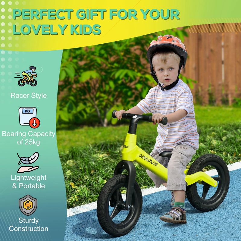 AIYAPLAY Balance Bike for Ages 30-60 Months - Green