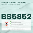 HOMCOM Velvet-Feel Double Sofa w/ Wood Frame Foam Padding High Back, Green