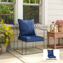 Outsunny Cushion Set with Seat & Back Pad, CUSHION ONLY, Dark Blue