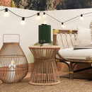 Outsunny Stainless Steel Smokeless Wood Burning Firepit Garden Fire Pit