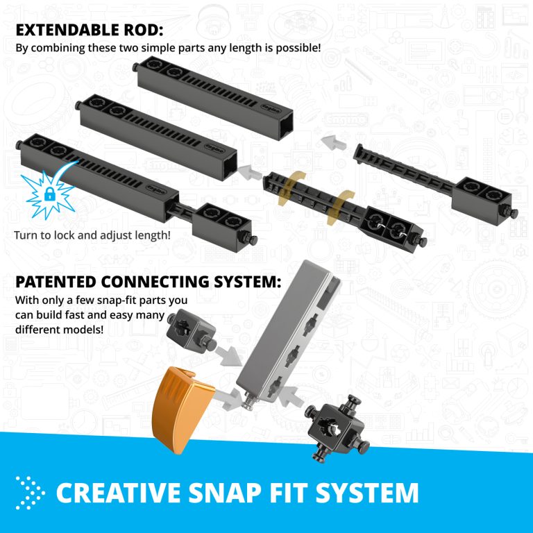 Inventor Motorized Double-Blade Helicopter 10 Models