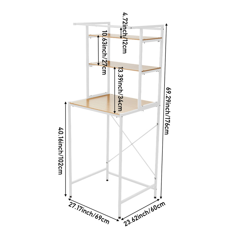 Lifeideas 3-Tier Over-The-Washer Storage Shelf
