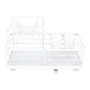 Lifeideas 2-Tier Metal Dish Rack with Utensil Holder Dish Drainer for Kitchen Counter