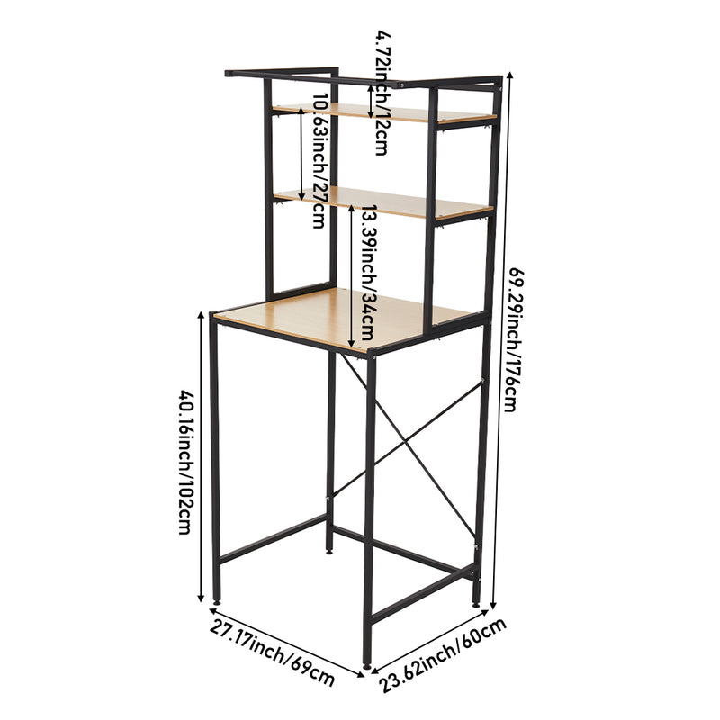 Lifeideas 3-Tier Over-The-Washer Storage Shelf