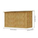 Breeins Outdoor Wood Storage Shed For Bicycle