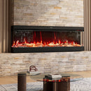 Livingandhome Electric Fireplace With Remote Control