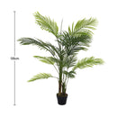 Garden Sanctuary 130cm Artificial Bamboo Palm Tree Plant in Pot Indoor Living Room Plant Decor