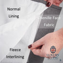 Velvet Chenille Thermal Fleece Lined Single Pencil Pleat Taped Top Door Curtain