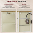 HOMCOM Fabric Chest of Drawers, Dresser for Bedroom,