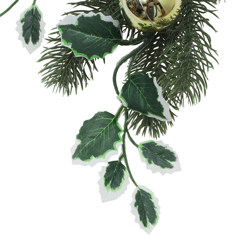 Lifeideas Christmas Swag LED Lights Holiday Decor