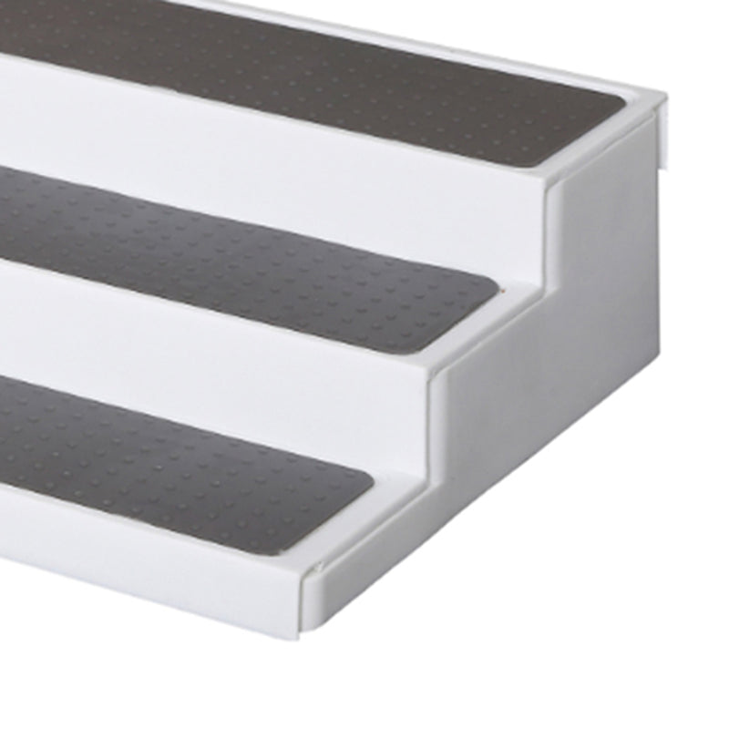 Lifeideas Expandable 3-Tier Non-Slip Spice Jar Rack Stepped Shelf