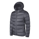 Lightweight Hooded Padded Jacket - Grey