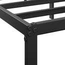 Livingandhome Black Iron Bed Frame without Mattress