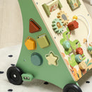 AIYAPLAY Wooden Baby Walker with Speed Control, Montessori-Inspired Centre