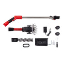 Breeins 2-in-1 Cordless Hedge Trimmer & Grass Shear With Telescopic Pole, 2 Batteries - 12V Handheld Garden Hedge Cutter