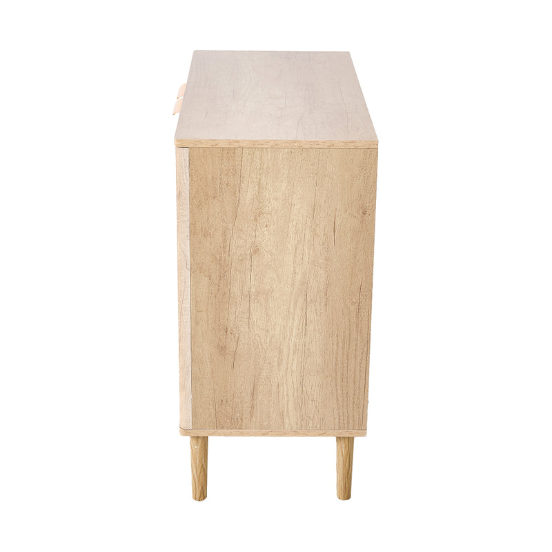 Livingandhome Adjustable Shelved Storage Sideboard