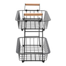 Lifeideas 2 Tier Wire Fruit Basket For Fruit or Produce