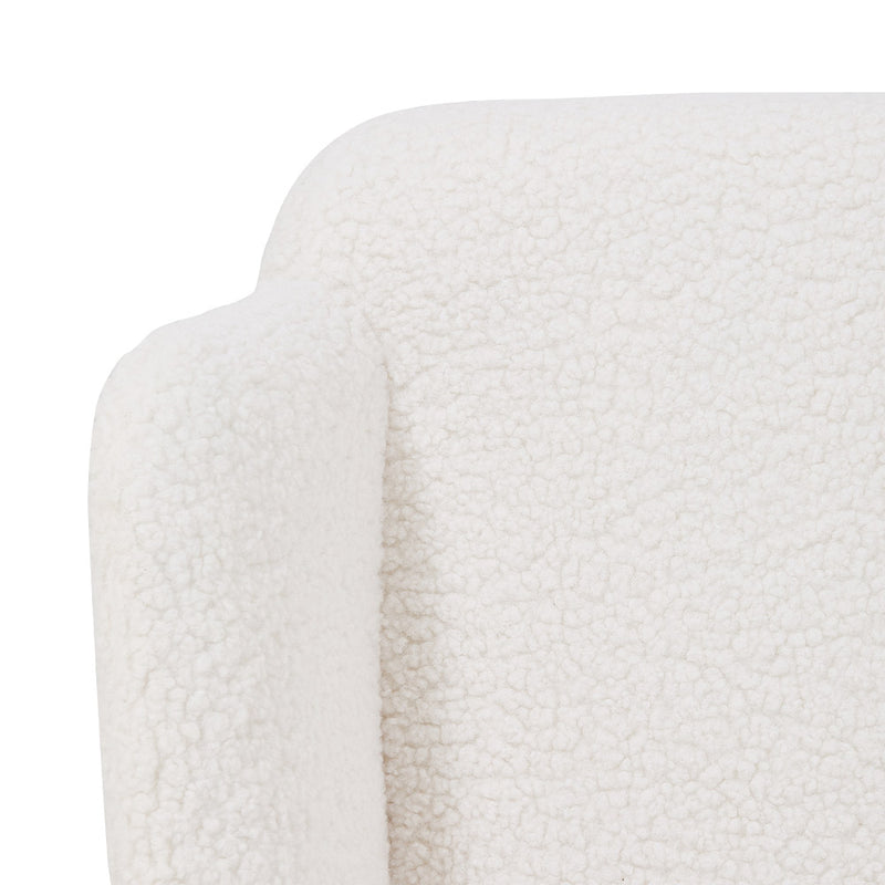 Livingandhome Accent Chair with Footstool Set