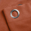 Velvet Chenille Unlined Ring Top Curtains